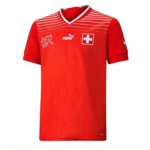 Switzerland Replica Home Stadium Shirt World Cup 2022 Short Sleeve